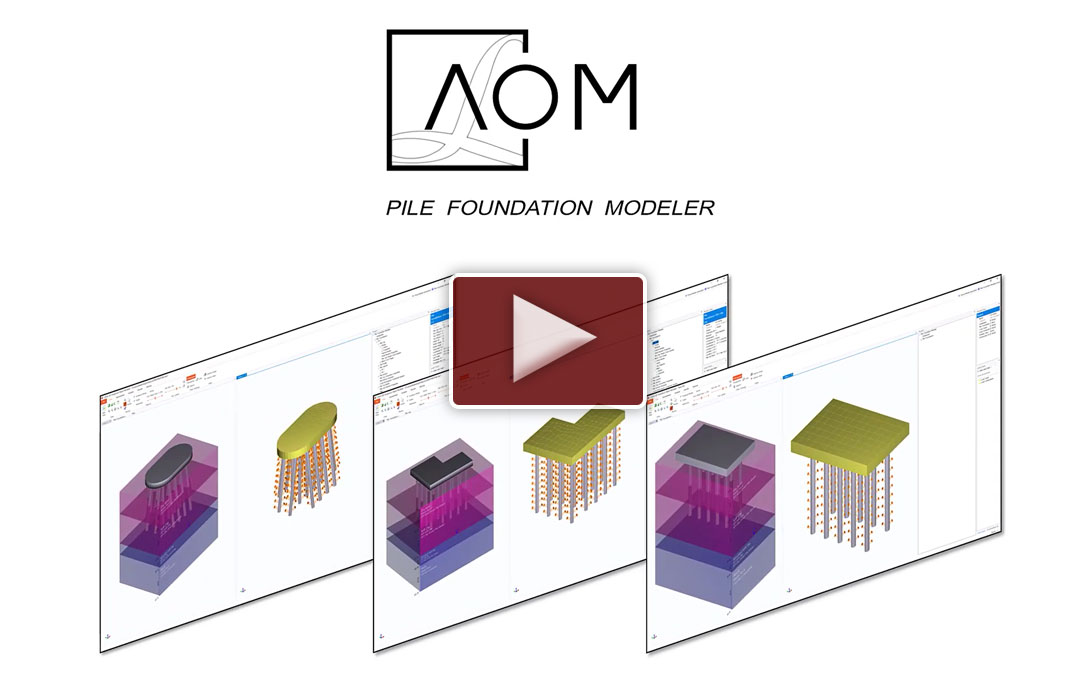 LARSA 4D AOM Pile Foundation Modeler Intro