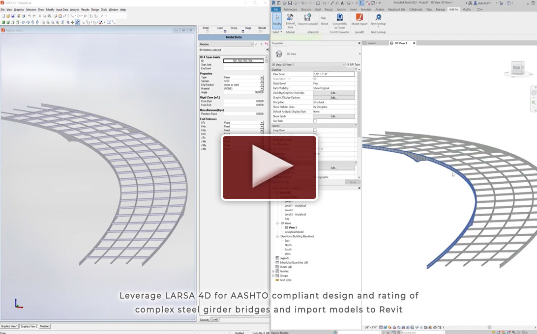 LARSA 4D Revit Plugin