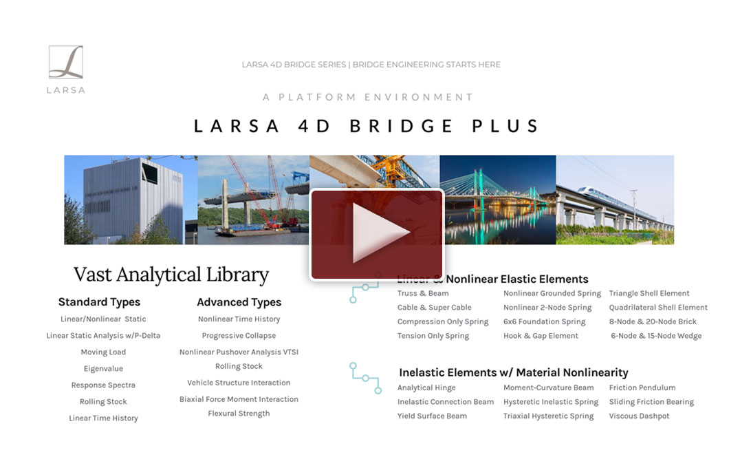 LARSA 4D BRIDGE SERIES Training Introduction